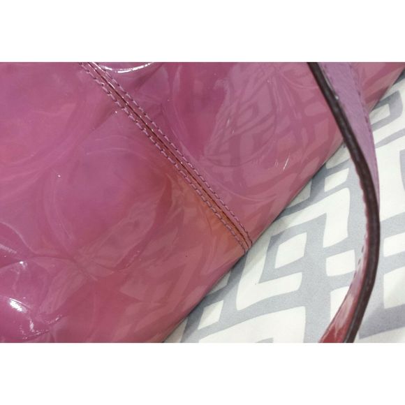 Coach Mauve East West Gallery Leather Tote Bag - Picture 6 of 12